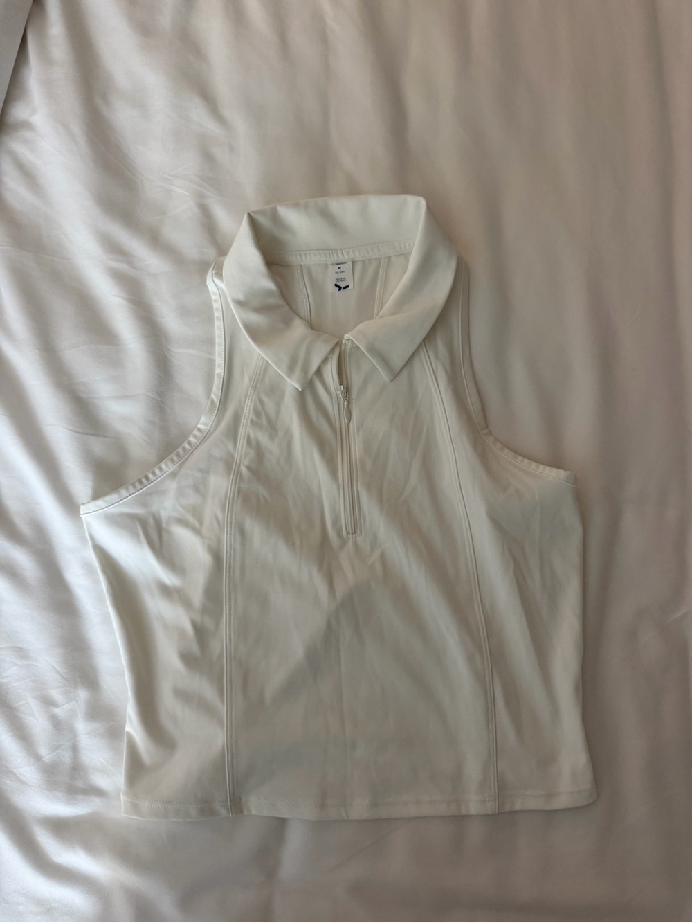 White Old Navy Collar Tank